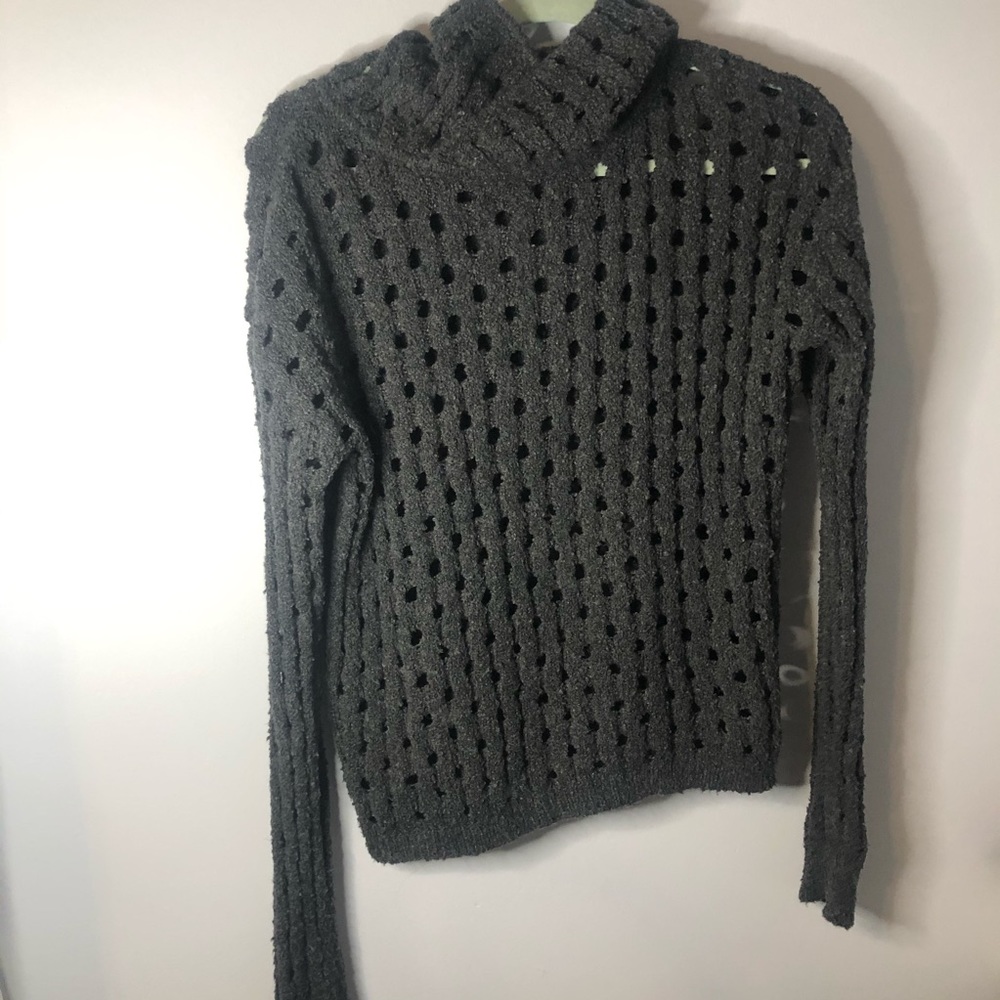 NEELY GREY COWL SWEATER
